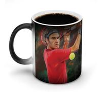 AFLJNYNN Roger Federer Mood Tazza per gli appassionati di bevande che amano il colore