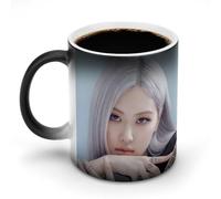 AFLJNYNN ROSÉ - Tazza con scritta "Mood", per romantiche mattine al caffè