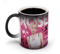 AFLJNYNN Rosé - Tazza da tè che cambia l'umore con rivelazione della temperatura