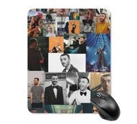 AFLJNYNN Sam Smith - Tappetino per mouse da ufficio, con rivestimento liscio, pratico e resistente, protettivo in PC
