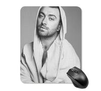 AFLJNYNN Sam Smith, tappetino per mouse flessibile e resistente, decorativo, elegante, da scrivania, per computer portatile e minimalista