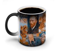 AFLJNYNN Tazza colorata personalizzata Van Gogh post-impressionismo per la sensazione di caffè domestico