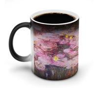 AFLJNYNN Tazza da caffè con messaggio segreto di Monet Painting personalizzata per gli amici