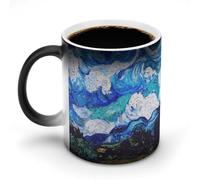 AFLJNYNN Tazza in ceramica stampata di Van Gogh post-impressionismo per il divertimento quotidiano del caffè