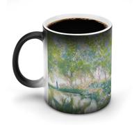 AFLJNYNN Tazza magica reattiva al calore della pittura di Monet con progettazione su ordinazione per le pause caffè