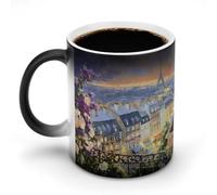 AFLJNYNN Tazza magica reattiva al calore della pittura di Monet con progettazione su ordinazione per le pause caffè