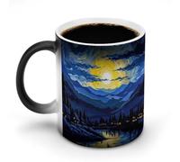 AFLJNYNN Tazza post-impressionismo Van Gogh Secret che cambia colore, ideale per anniversari