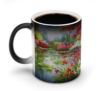 AFLJNYNN Tazza termica personalizzata Monet Painting per gli appassionati di cioccolato e caffè espresso