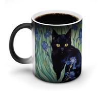 AFLJNYNN Van Gogh - Tazza magica che cambia colore, sensibile al calore, per gli amanti del caffè