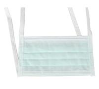 Afluid Mascherina Chirurgica 4 Strati BFE > 98%, DM CE Classe I tipo IIR, Non Sterile, Monouso, Colore Verde, Lacci Extra-Lunghi 80 cm, Nasello Atraumatico e Conformabile, 12 box da 50 pz (600 pz)