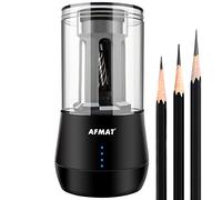 AFMAT Temperamatite ricaricabile a punta lunga per artisti, opzioni a 3 punti, arresto automatico, punta super lunga da 8-25 mm, temperamatite elettrico per artisti, per carboncini, disegni, schizzi,