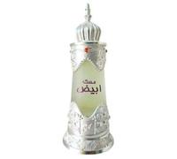 Afnan Abiyad Attar - Profumo esotico e seducente per uomini e donne, squisita fragranza orientale, lussuoso olio profumato arabo, accattivante fragranza araba Oud | senza alcool, 20 ml (muschio)