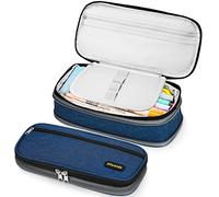 Afomida Astuccio scolastico per matite stilografiche, grande capacità, custodia per penne, forniture scolastiche, ufficio, portamatite pieghevole, pochette per ragazzi e ragazze adolescenti