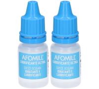 Afomill Lubrificante Ultra Gocce Oculari Flacone 10 ml 2x10 ml Gocce o