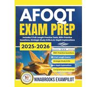 AFOQT EXAM PREP 2025-2026: Includes 3 Full-Length Practice Tests, 800+ Practice Questions, Strategic Study Drills & In-Depth Explanations