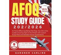 AFOQT STUDY GUIDE 2025-2026: Air Force Officer Qualifying Test Prep, Your All-in-One Guide to Scoring High on the AFOQT with Custom Study Plans and Detailed Answer Explanations