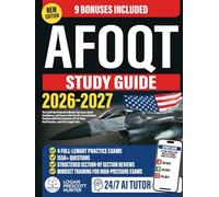 AFOQT Study Guide: The FastPrep Protocol to Master the Exam, Boost Confidence, and Score in the Top 10% to Land Rated Positions With the Exclusive 24/7 AI Tutor, Real Practice, and Full-Length Tests