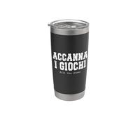 Aforisma divertente Frasi e detti Romanesco Dialetto Roma Bicchiere termico in acciaio inox doppia parete