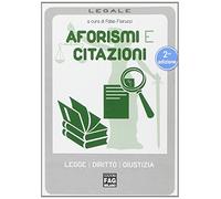 Aforismi e citazioni. Leggi diritti giustizia