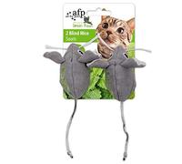 AFP Green Rush Catnip Mice Cat Toy, 12 G, Pezzi
