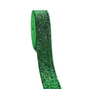 AFQBOEQXY Cinta de terciopelo, Bobina di Nastro Velluto a Faccia Singola da 10 Iarde, 9-38 mm, Multicolore(Dark Green,25mm)