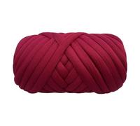 AFQBOEQXY Filato per Uncinetto, Super Chunky Crochet Yarn Multicolor 500g Pack of 2(Dark Red)
