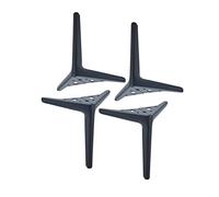 AFQBOEQXY Gambe triangolari per mobili, 4 pezzi gambe for mobili triangolari in metallo 600 kg multicolore 12-25 cm(Matt Black,15cm/5.9in)