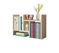 AFQBOEQXY Libreria scaffale Libreria Piccola for Ufficio con cassetto a scaffale Retrattile da Tavolo Semplice for riporre Il Desktop(Original Wood Color)