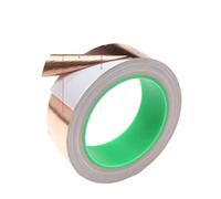 AFQBOEQXY Nastro in Rame antilumaca, Nastro in Lamina di Rame 20M 5-50mm(Double,20M per ROLL-3ROLLS-5MM)