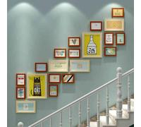 AFQBOEQXY Set di cornici Multi-Foto, Set di cornici for Foto Collage a Scala, Confezione da 20, Diverse Dimensioni(1007)