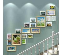 AFQBOEQXY Set di cornici Multi-Foto, Set di cornici for Foto Collage a Scala, Confezione da 20, Diverse Dimensioni(1002)