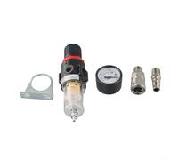 AFR2000 Filtro per compressore d'aria da 35,6 cm, separatore d'acqua con regolatore di pressione, porta di uscita di ingresso da 1/4" per un controllo stabile della pressione dell'aria