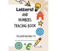 Afram Publishing Letter and Number Tracing Book (Tascabile)