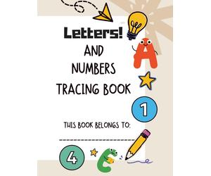 Afram Publishing Publishing Afram Letter and Number Tracing Book (Book)