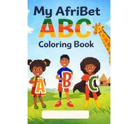 Afribet Coloring Book: Large colorful ABC letters for Toddler Coloring Book with Shapes & Animals | Fun Educational Coloring Activities