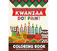 Africa, Animals and Kwanzaa Dot Paint Coloring Book