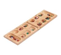 Africa Board Game - Wooden Folding Strategy Game Set, Classic Counting Stone Capture Board Toy | Educational Thinking Skill Development Entertainment Set | For Kids Adults Gathering
