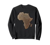 Africa Continente Impronte Digitali Identità Patrimonio Orgoglio A Felpa