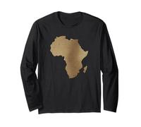 Africa Continente Impronte Digitali Identità Patrimonio Orgoglio A Maglia a Manica