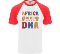 Africa Is My DNA Juneteenth Nero Vive Materia DA UOMO S/S Baseball T-Shirt