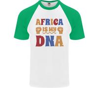 Africa Is My DNA Juneteenth Nero Vive Materia DA UOMO S/S Baseball T-Shirt
