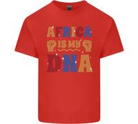 Africa Is My DNA Juneteenth Nero Vive Materia T-Shirt Ragazzi Ragazze