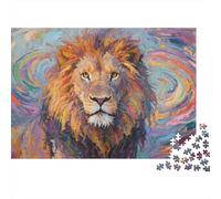 Africa Lion Puzzle Da 1000 Pezzi, Arredamento Per La Casa, Adolescenti 1000pcs (75x50cm)