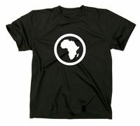 Africa Logo Continente Bandiera Mappa Black Power Pride Panther Simbolo