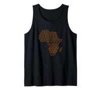 Africa Mappa Contorno Modello Mappa Continente Canotta