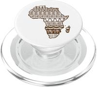 Africa Mappa Contorno Modello Mappa Continente PopSockets PopGrip per MagSafe