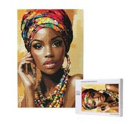 Africa Puzzle 1000 Pezzi, Donna Puzzle Adatto ad Adulti e Principianti, Giochi Divertenti/Sfidanti/Impossible, DIY Hobby Creativi per Adulti Attività Artigianali, Regali per Uomini/Donne M-1125
