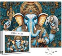 Africa Puzzle 1314 Pezzi, 5D DIY Puzzle Elefante Puzzle Adulti e Principianti da 14 Anni, Jigsaw Puzzle con Confezione Regalo, Giochi Rilassamento e Intelligence, Home Wall Room Decor, 75x50cm,Model21