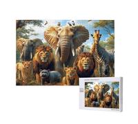 Africa Puzzle 4000 Pezzi, Animale Puzzle Adatto ad Adulti e Principianti, Giochi Divertenti/Sfidanti/Impossible, DIY Hobby Creativi per Adulti Attività Artigianali, Regali per Uomini/Donne M-862