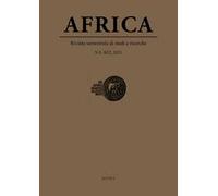 Africa. Rivista semestrale di studi e ricerche. Nuova serie (2021). Vol. 2